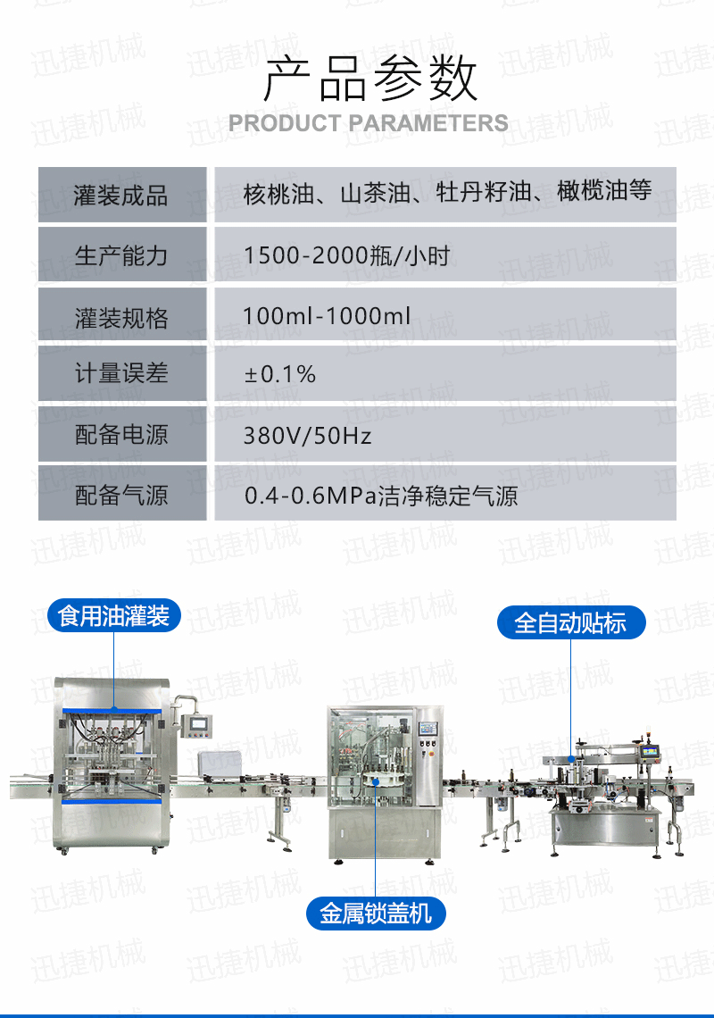 全自动油脂灌装生产线